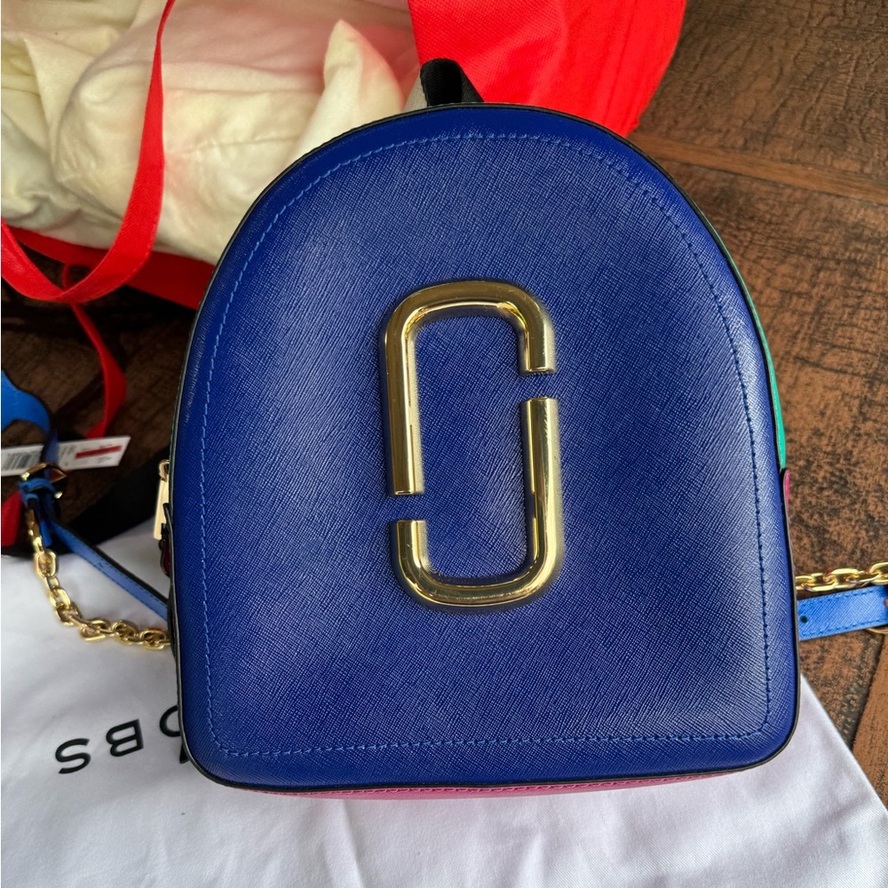 Small backpack Blue/Green Multi color